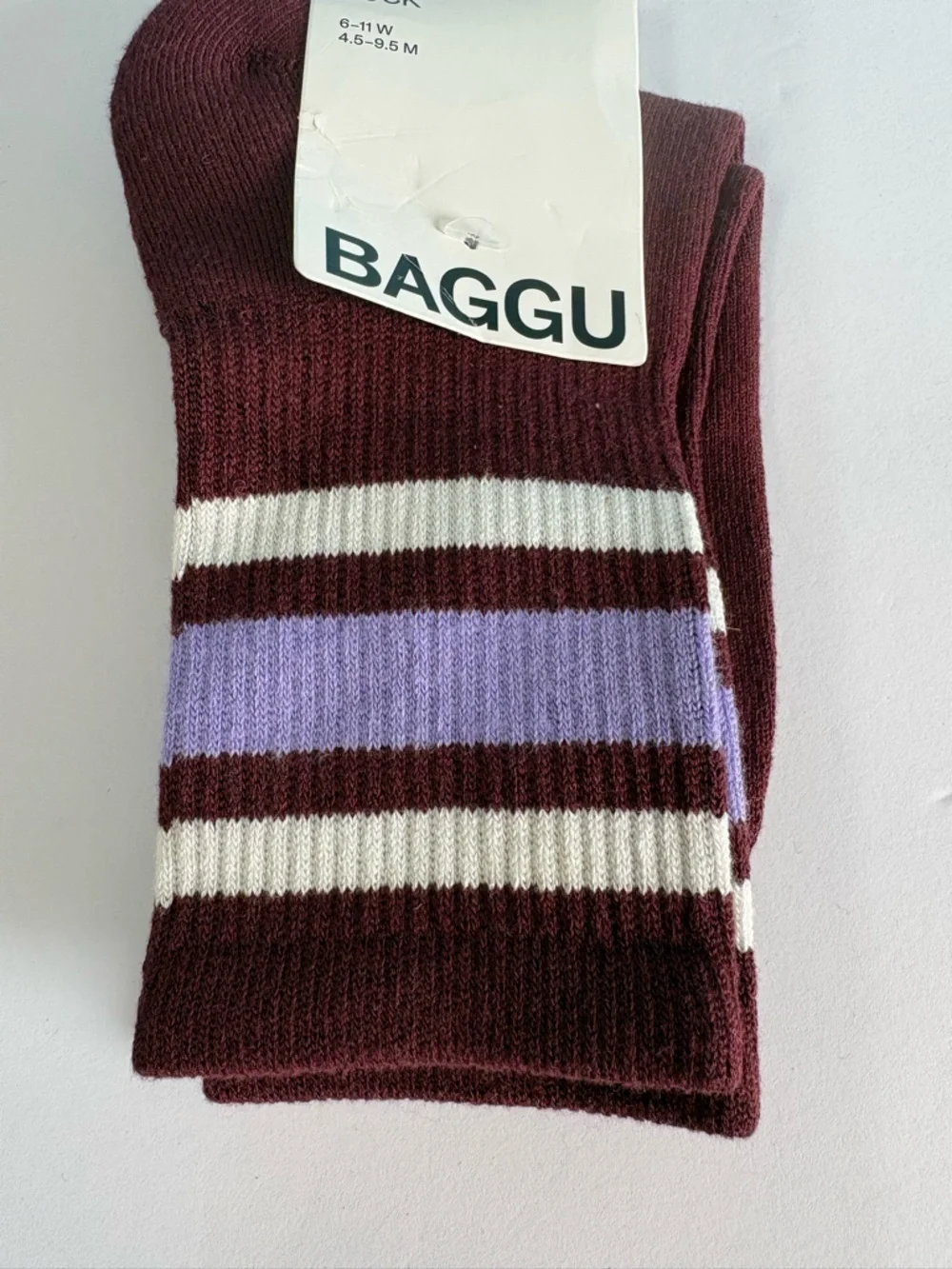 NWT BAGGU Ribbed Socks